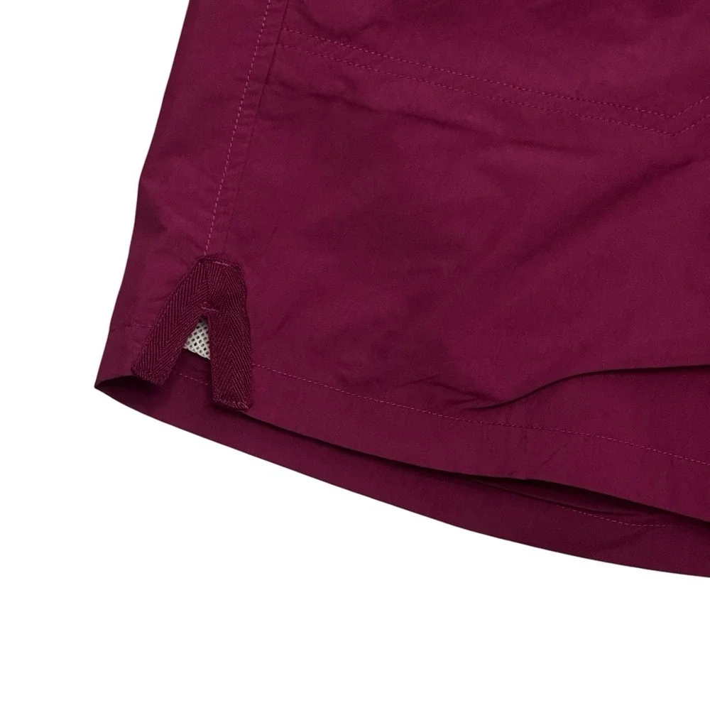 J.Crew Swim Trunks Fully Mesh Lined Size Mens Size Large Burgundy Pockets NWT